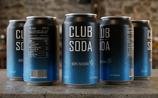 Soda Can Label